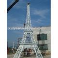 Large Modern Monument Of The Eiffel Tower Outdoor Metal Sculpture